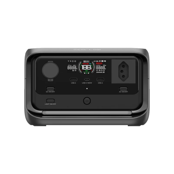 EcoFlow River 3 Max PLUS - Estação De Energia Portátil 600W / 858Wh